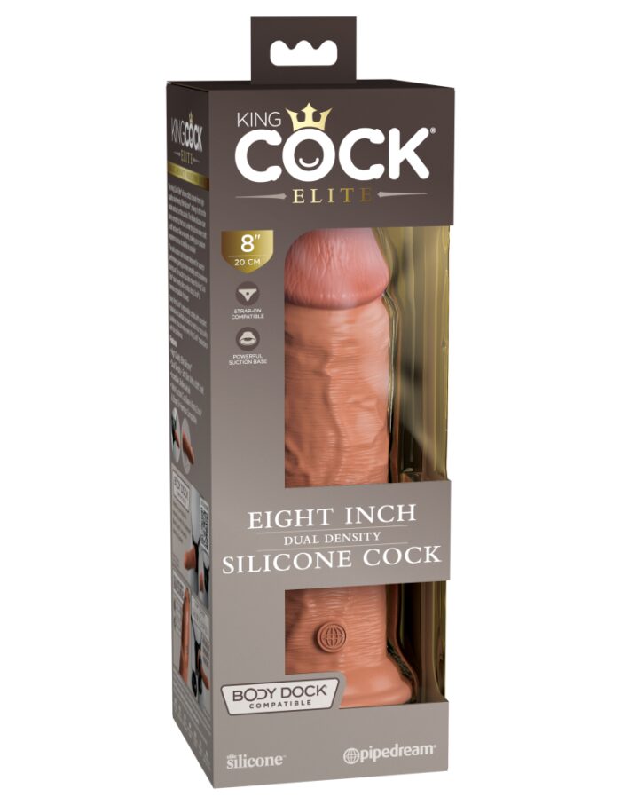 Intimszexshop - Szexshop | 8" Dual Density Silicone Cock Tan