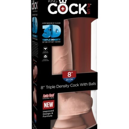 Intimszexshop - Szexshop | 8" Triple Density Fat Cock with Balls Light