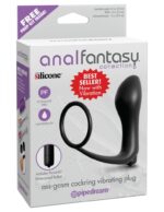 Intimszexshop - Szexshop | Ass-Gasm Cockring Vibrating Plug Black