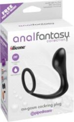 Intimszexshop - Szexshop | Ass-Gasm Cockring Plug Black