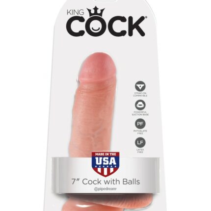 Intimszexshop - Szexshop | 7" Cock with Balls Light