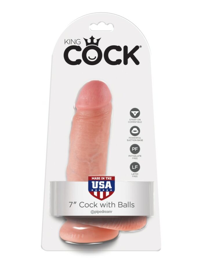 Intimszexshop - Szexshop | 7" Cock with Balls Light