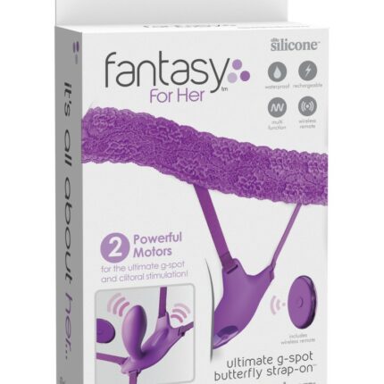 Intimszexshop - Szexshop | Ultimate G-Spot Butterfly Strap-On Purple