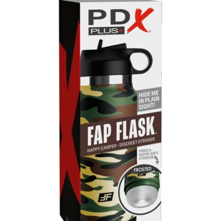 Intimszexshop - Szexshop | Fap Flask - Happy Camper Discreet Stroker Frosted