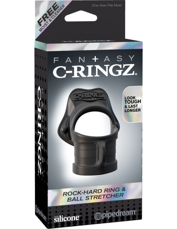 Intimszexshop - Szexshop | Rock Hard Ring & Ball-Stretcher  Black